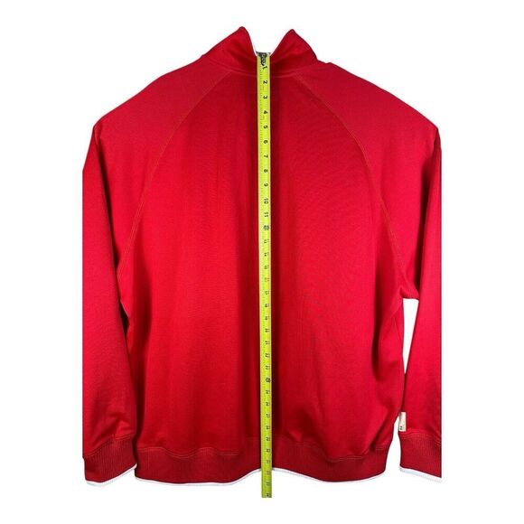Rocawear R+ logo zipper up track jacket Red men's 3XL Big & Tall Embroidered - Picture 10 of 13